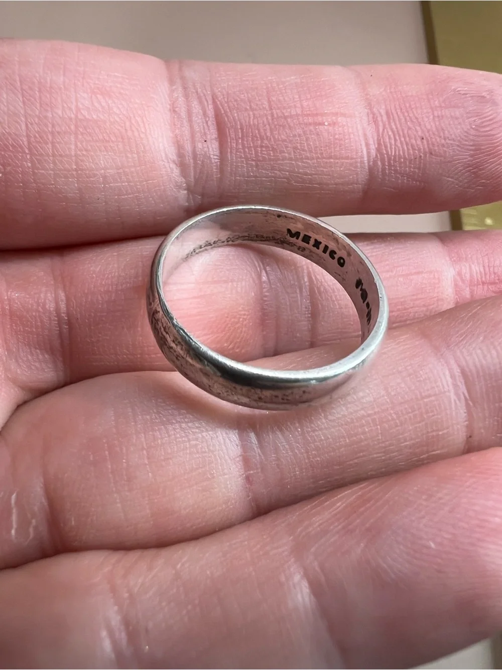Classic Sterling Silver Men’s Dome Band Ring